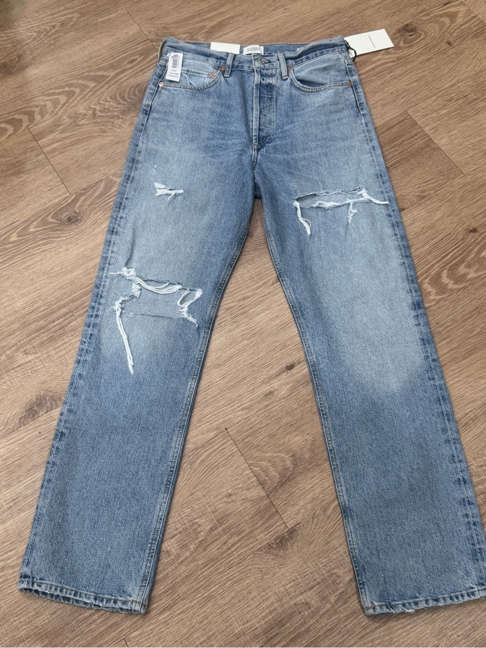 Citizens of Humanity Eva Jean Chamberlain Distressed Baggy 27 NWT
